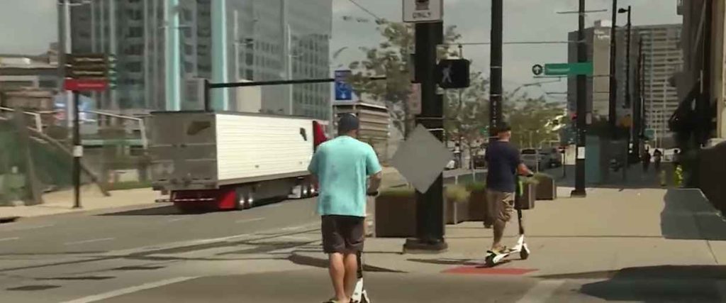 Sidewalk Scootering